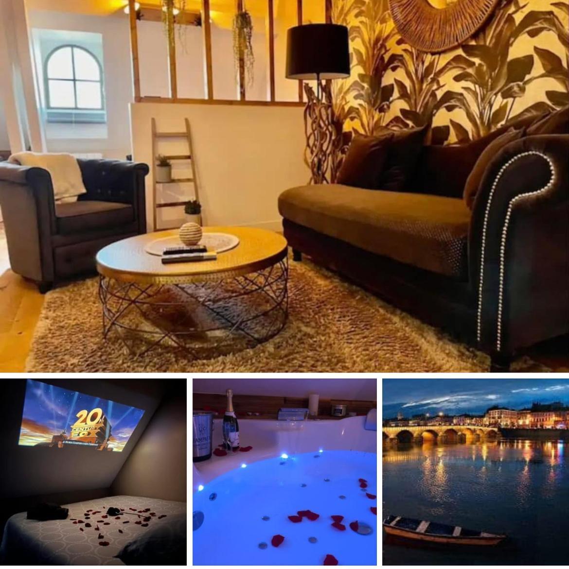 Sejour Detente Au Coeur De Macon Spa,Cine,Bouteille Offerte Exteriör bild
